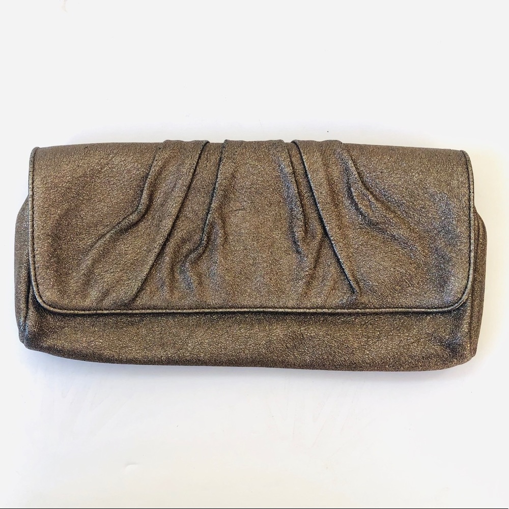 Lauren Merkin Bronze Clutch